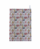 Christmas Gonk Gnome Elf Train Red Tea Towel