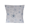 Christmas Blue Grey Snowflake Cushion Cover 14'' 16'' 18'' 20'' 22'' 24'' 26''