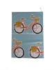 Blue Bicycle Scion Cykel Tea Towel