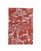 Burnt Orange Woodland Autumnal Tea Towel