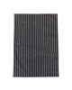 Charcoal Grey Stripe BCI Sustainable Cotton Tea Towel