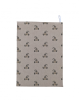Christmas Gonk Gnome Elf Grey Linen Look Tea Towel