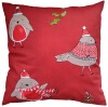 Cushion Cover in Catherine Lansfield Red Robin 16''