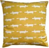Cushion Cover in Scion Little Mr Fox Mustard 16''