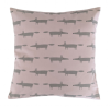 Cushion Cover in Scion Mini Mr Fox Blush PInk Grey 16''