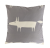 Cushion Cover in Scion Mr Fox Silver 16''