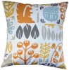Cushion Cover in Scion Woodland  Orange 14'' 16'' 18'' 20''