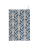 Denim Blue Scandi Birds Tea Towel