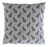 Grey Beatrix Rabbit Cushion Cover 14'' 16'' 18'' 20'' 22'' 24'' 26''