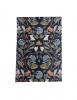 Navy and Orange Rabbits Tea Towel