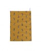 Ochre Mustard Yellow Hare Tea Towel