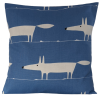 Scion Midi Mr Fox Denim Blue Cushion Cover 14'' 16'' 18'' 20'' 1