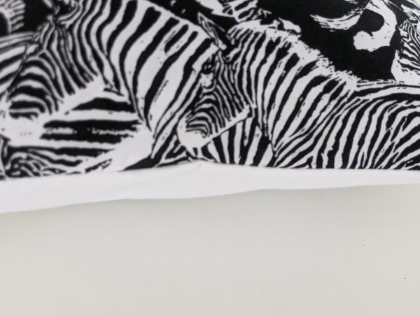 16'' Small Zebra Cushion Cover