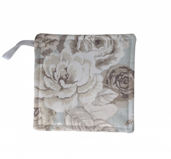 Pot Grab in Clarke and Clarke Genevieve Mineral Vintage Roses