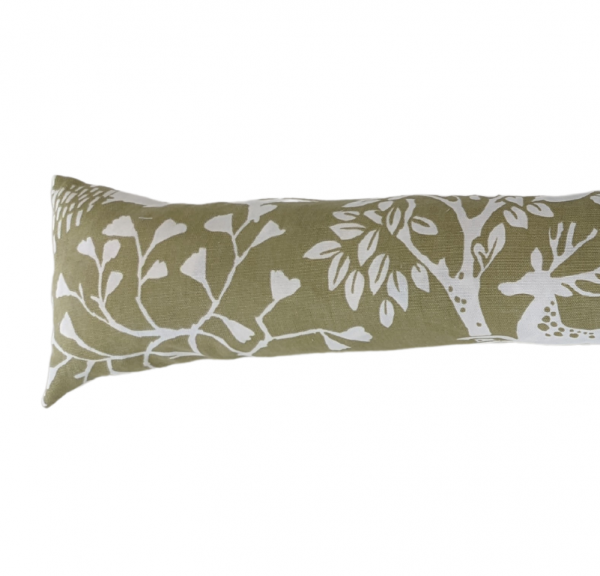 Sage Green Woodland Animals Draught Excluder