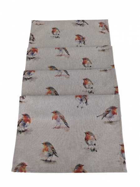 Red Robin Large Print Table Runner 200cm
