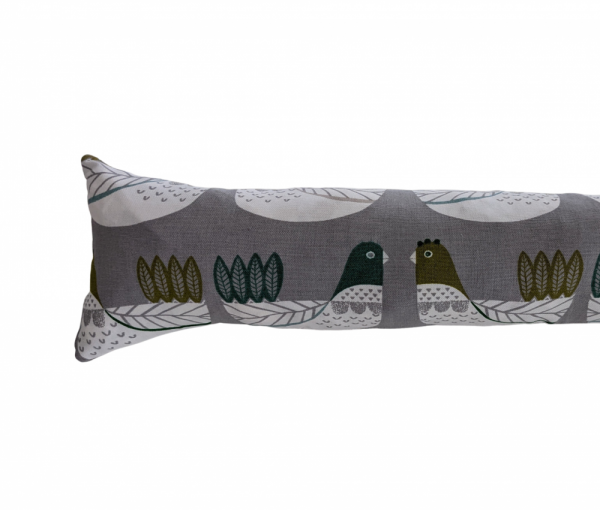 Grey Cluck Cluck Chickens Draught Excluder