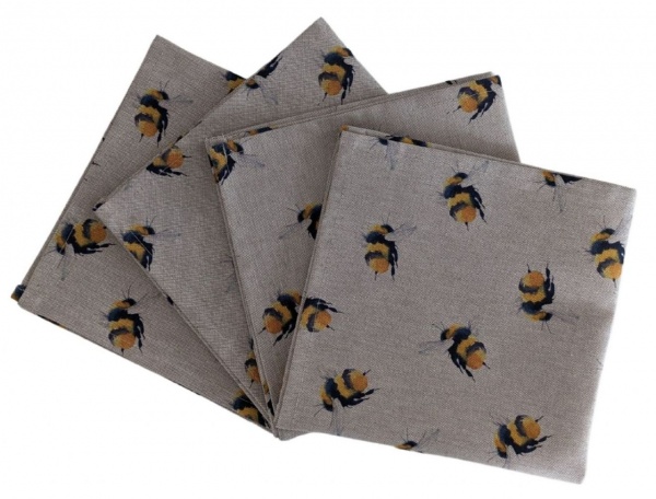 Bumble Bee Linen Look Napkins