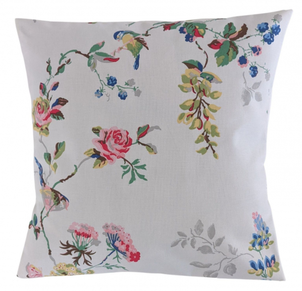 Cath Kidston Cushion Cover Cream Birds and Roses 14'' 16'' 18'' 20'' 22'' 24'' 26''