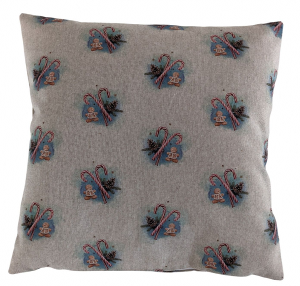 Christmas Winter Wonderland Linen Look Cushion Cover 14'' 16'' 18'' 20'' 22'' 24'' 26''