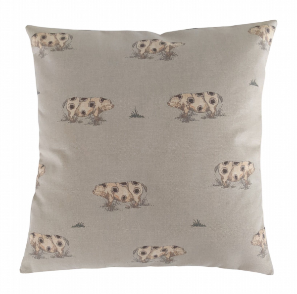 Cushion Cover in Fryett's Old Spot Pig 14'' 16'' 18'' 20'' 22'' 24'' 26''