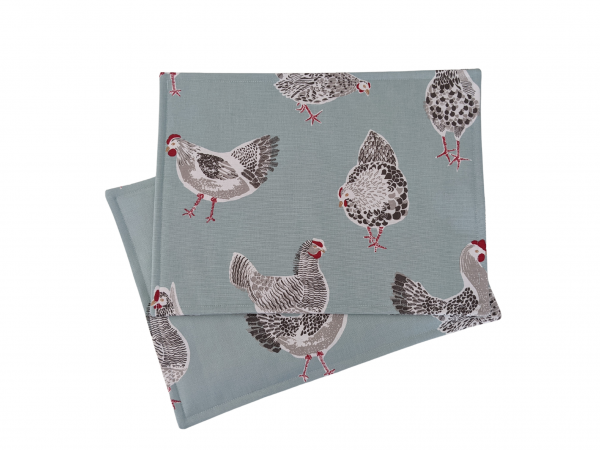 Duckegg Blue Chickens Placemats