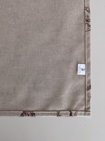 Horse Riding Linen Look Tea Towel