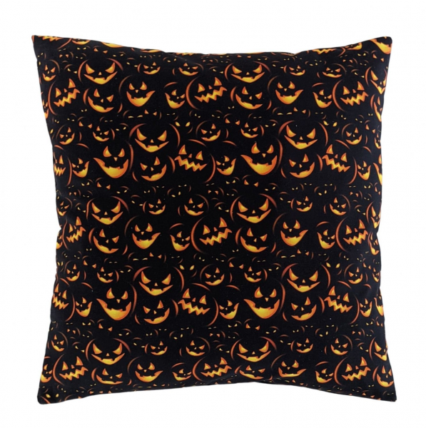 Jack O Lantern Halloween Pumpkin Cushion Cover 14'' 16'' 18'' 20'' 22'' 24'' 26''