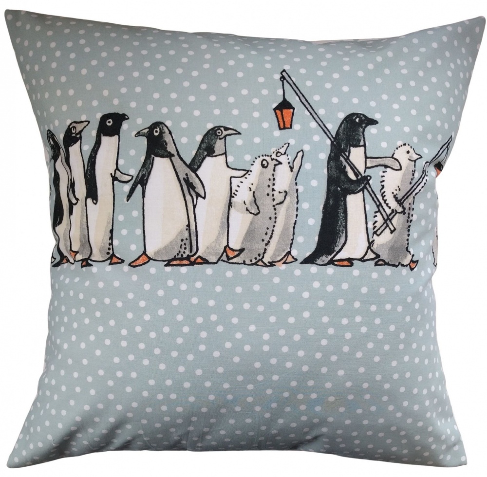 Cushion Cover in Emma Bridgewater Chatty Penguins 16''