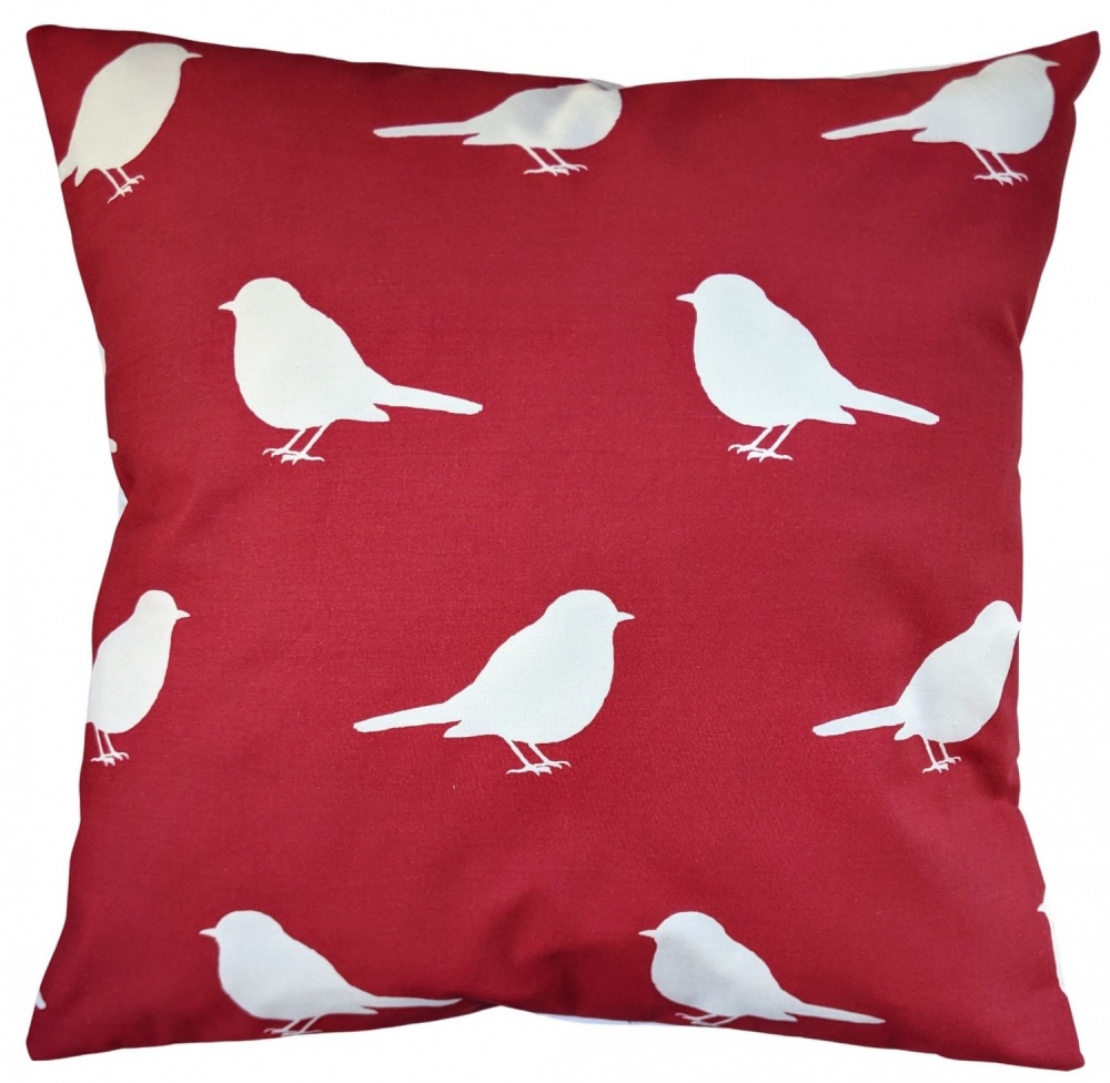 Laura ashley red cushions sales