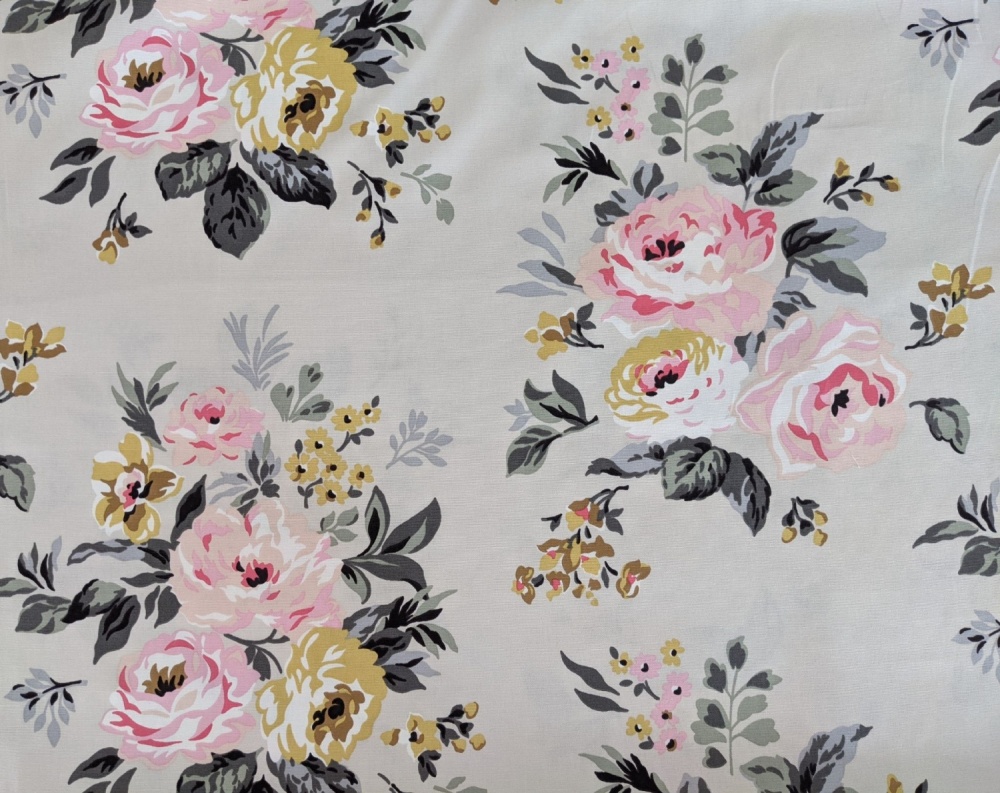 Tablecloth in Cath Kidston Vintage Bunch Pink and Yellow Flora