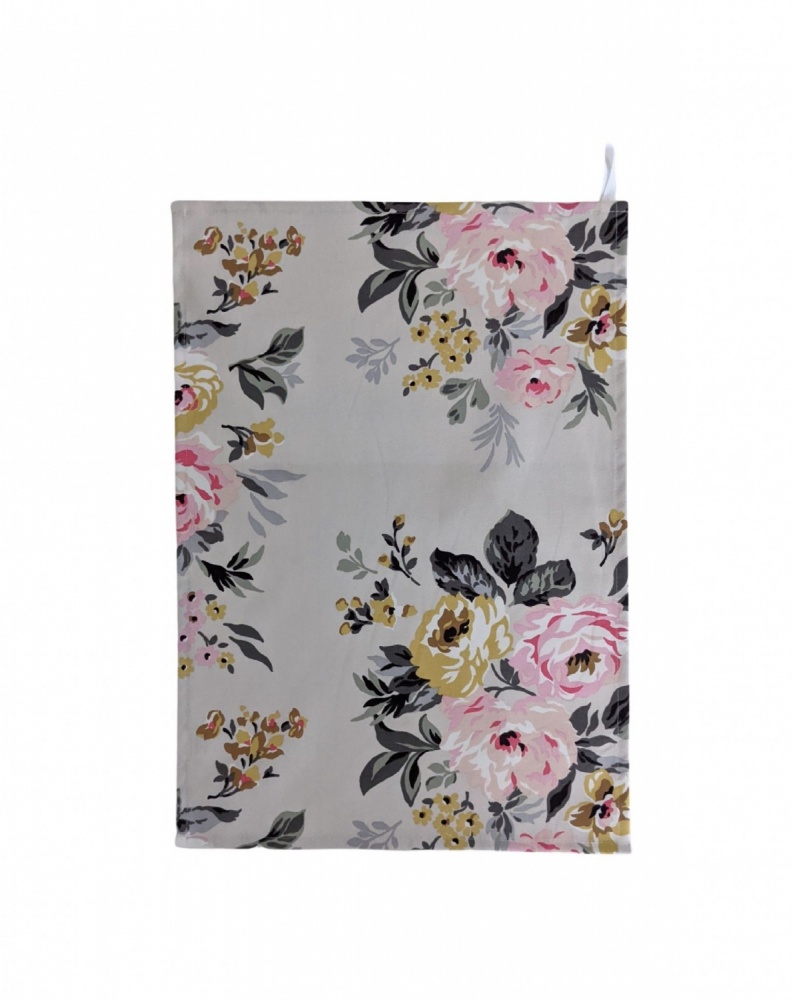 Vintage floral online towels