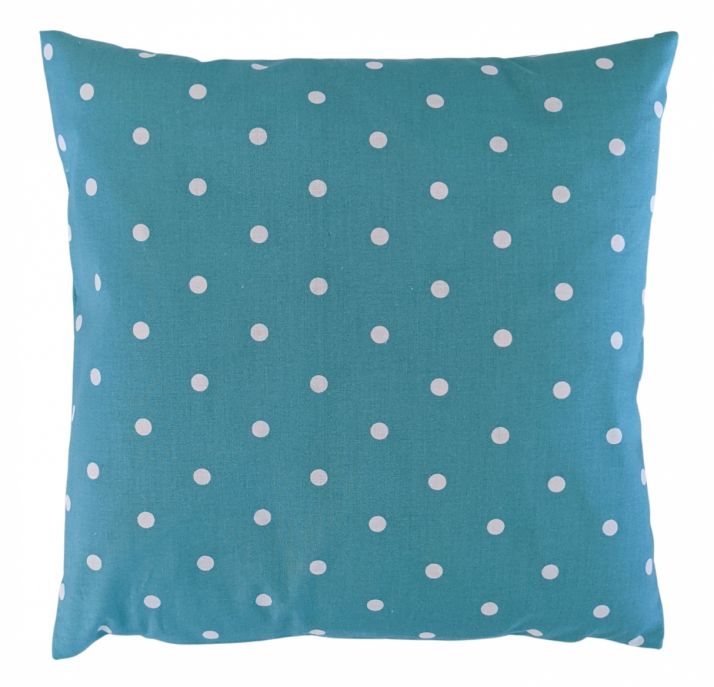 Turquoise Blue Spotty Cushion Cover 14'' 16'' 18'' 20'' 22'' 24'' 26''