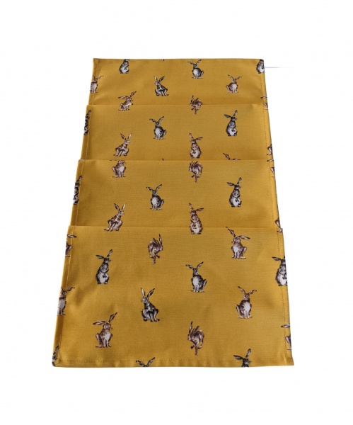 Mustard Yellow Spring Hare Table Runner 100-250cm