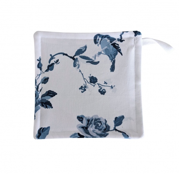 Pot Grab in Cath Kidston Blue Birds and Roses