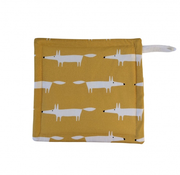 Pot Grab in Scion Little Mr Fox Mustard Yellow