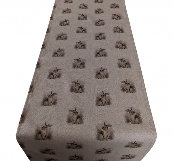 Rabbits Linen Look Table Runner 100-250cm