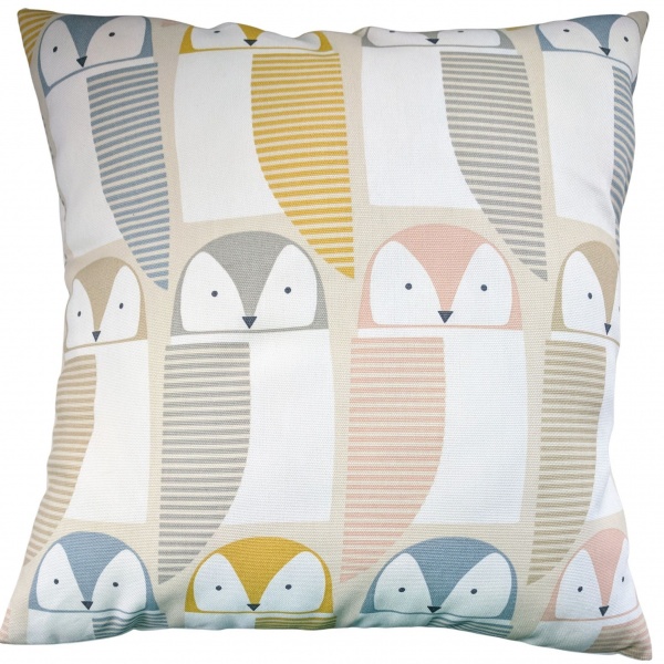 Scion Barnie Owl Blush Pink Cushion Cover 14'' 16'' 18'' 20''