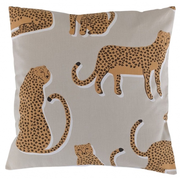 Scion Large Lionel Cheetah Cushion 16''