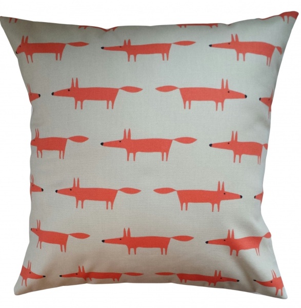 Scion Mini Mr Fox Ginger Cushion Cover 14'' 16'' 18'' 20''