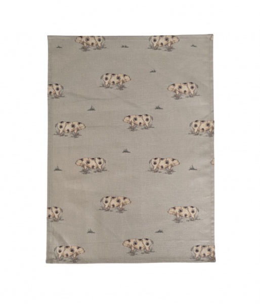 Spot Pig Tea Towel