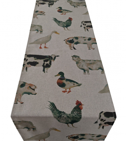 Table Runner in Clarke and Clarke On The Farm