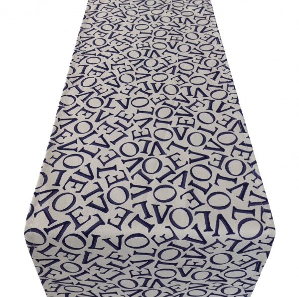 Table Runner in Emma Bridgewater Love Indigo/Purple