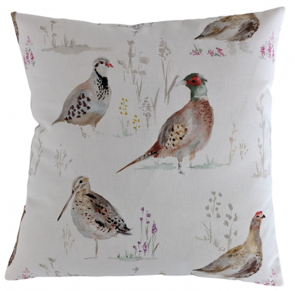 Wild Gamebirds Pheasant Grouse Cushion Cover 14'' 16'' 18'' 20'' 22'' 24'' 26''
