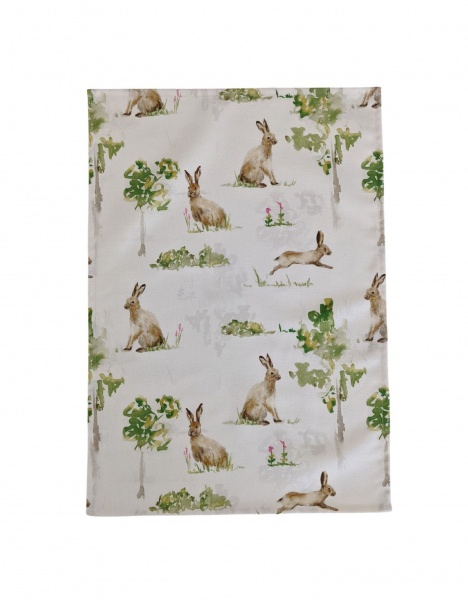 Wild Hare Tea Towel