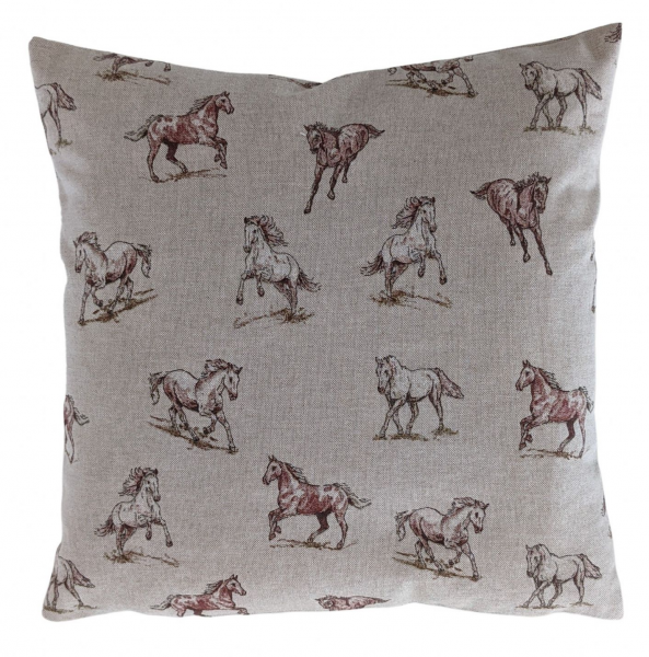 Wild Horse Linen Look Cushion Cover 14'' 16'' 18'' 20'' 22'' 24'' 26''