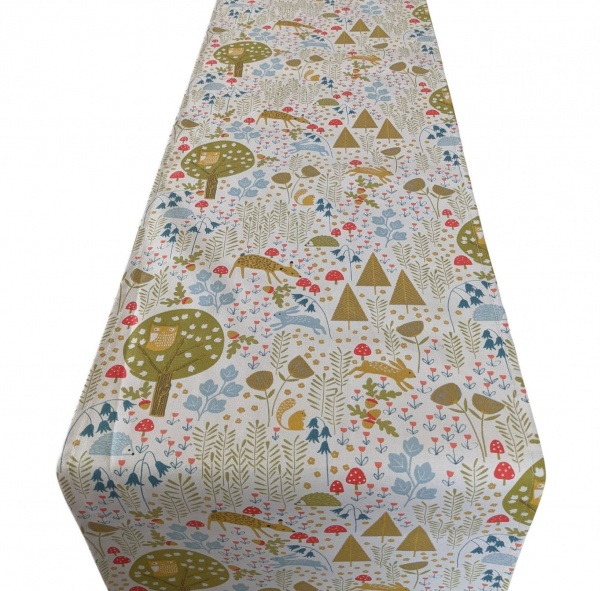Wild Woodland Scandi Table Runner